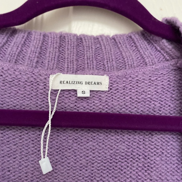 Purple Floral Cardigan - Picture 2 of 4